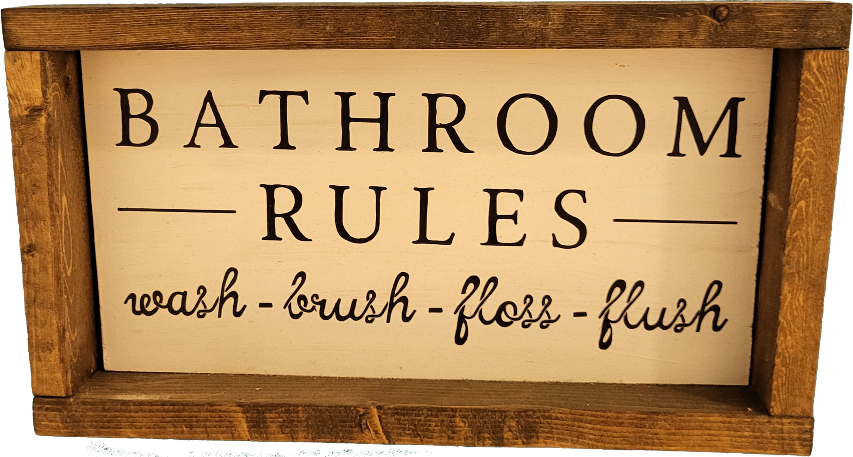 Bathroom rules