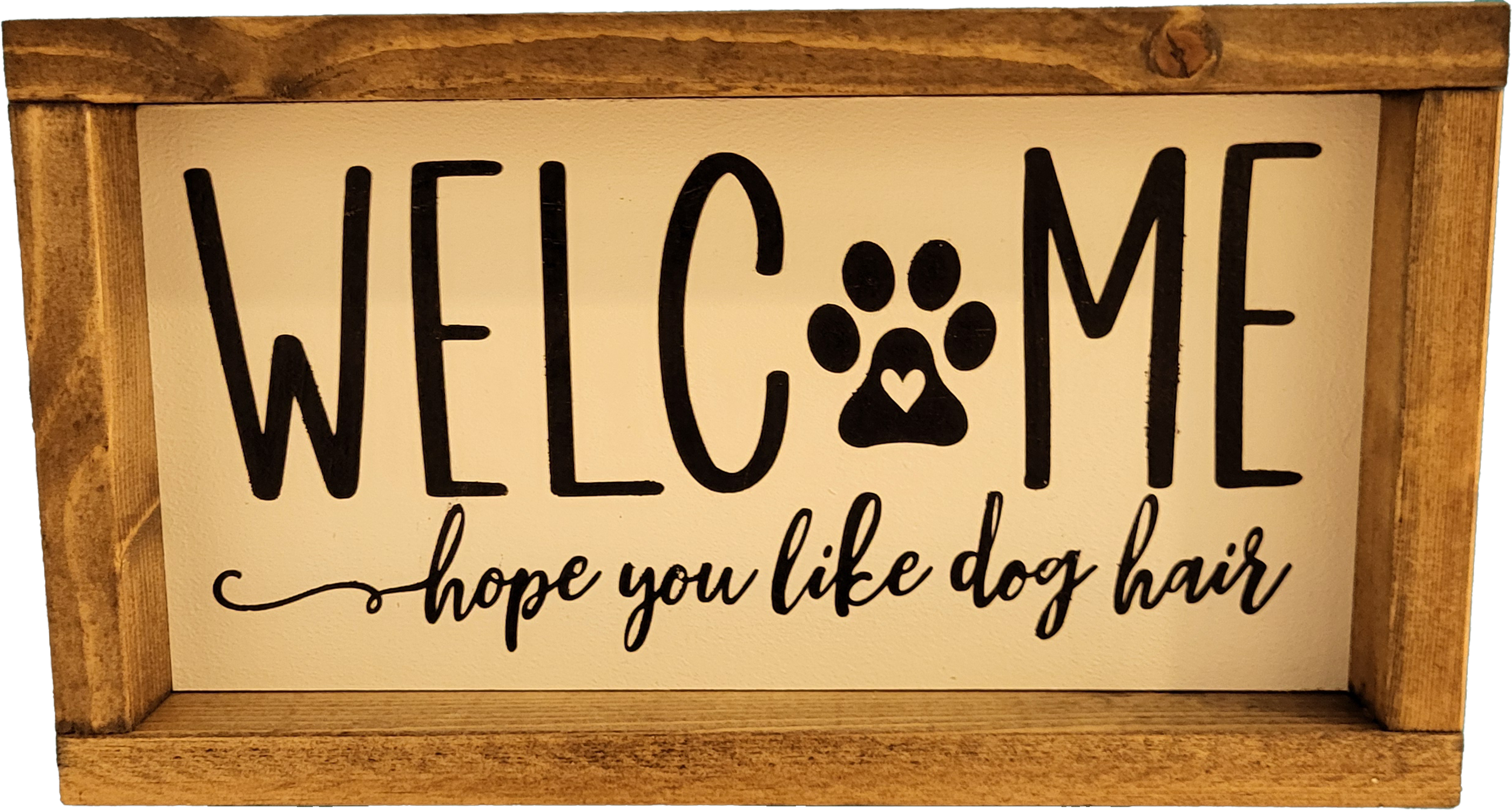 Welcome hope you like dog hair