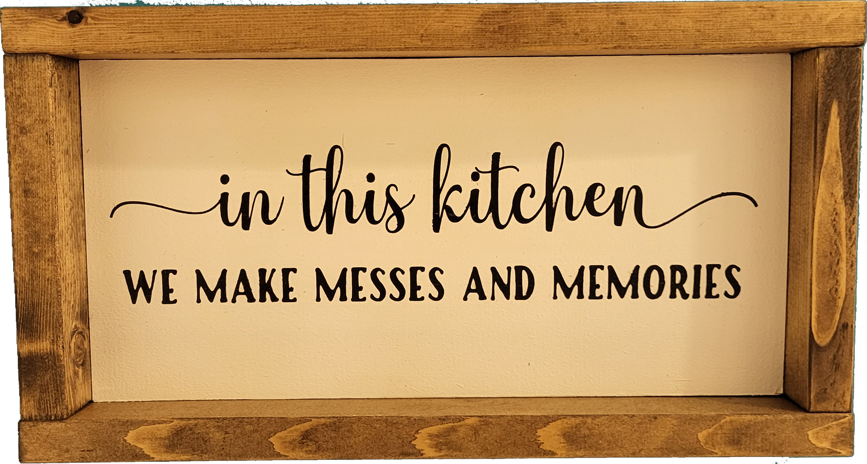 In this kitchen we make messes and memories