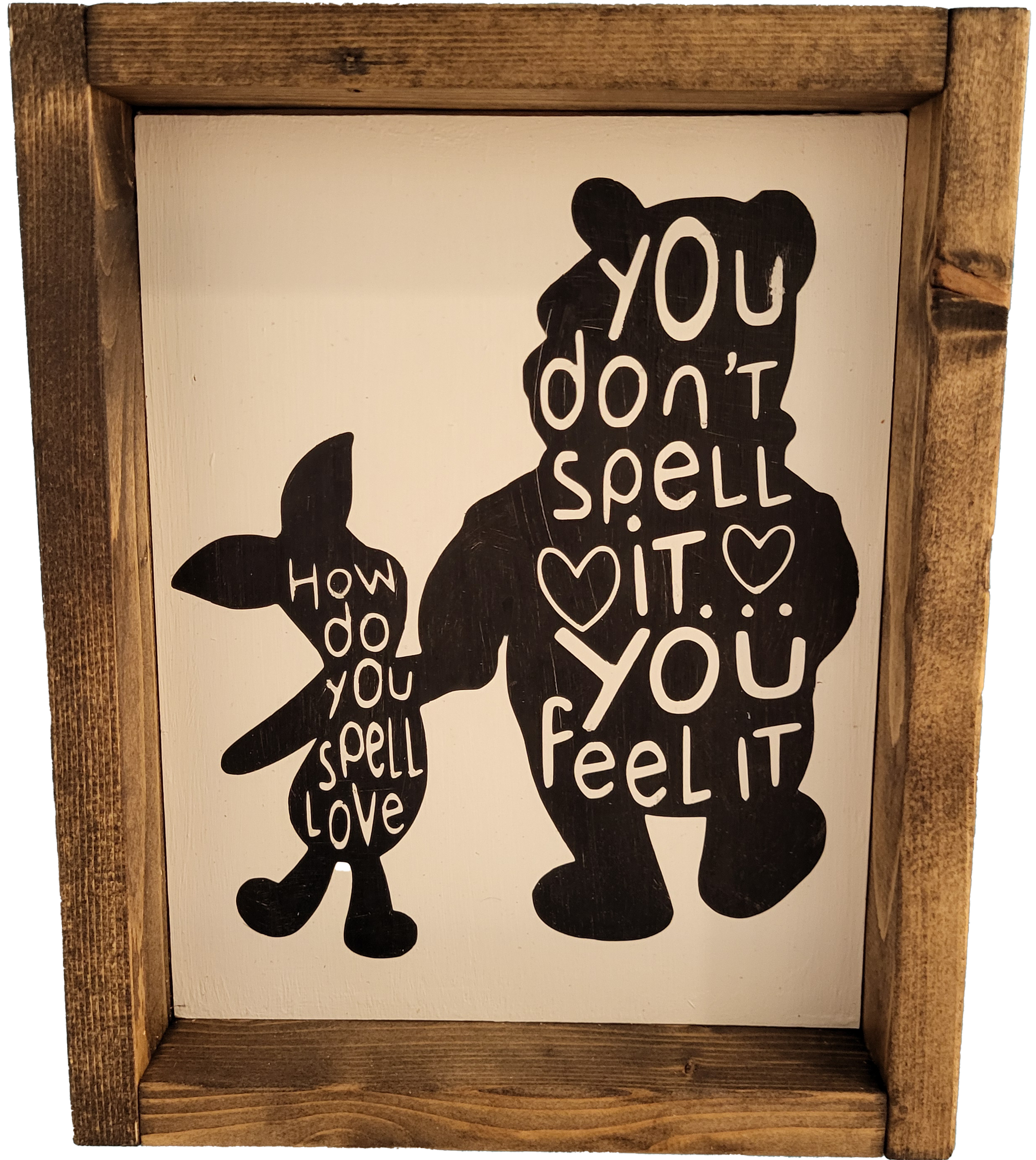 You don't spell love