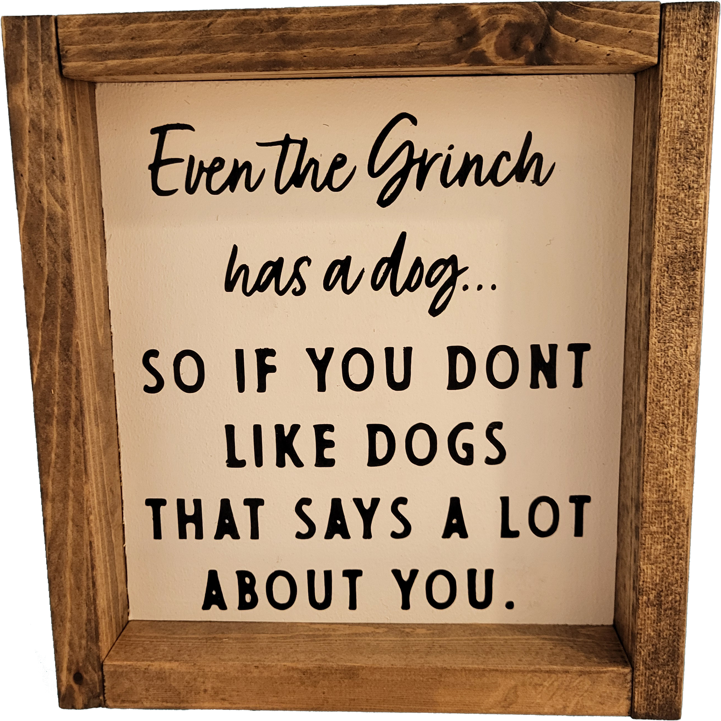 Even the grinch has a dog