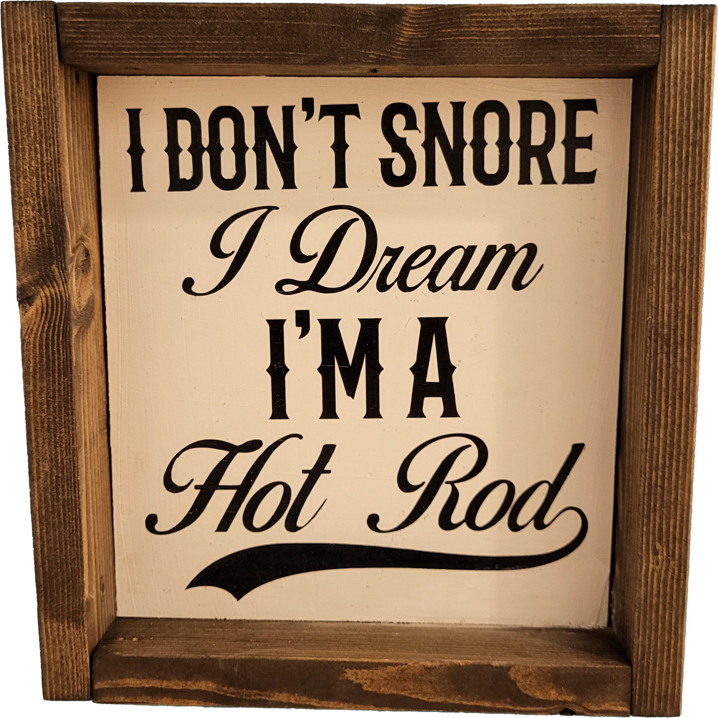 I don't snore