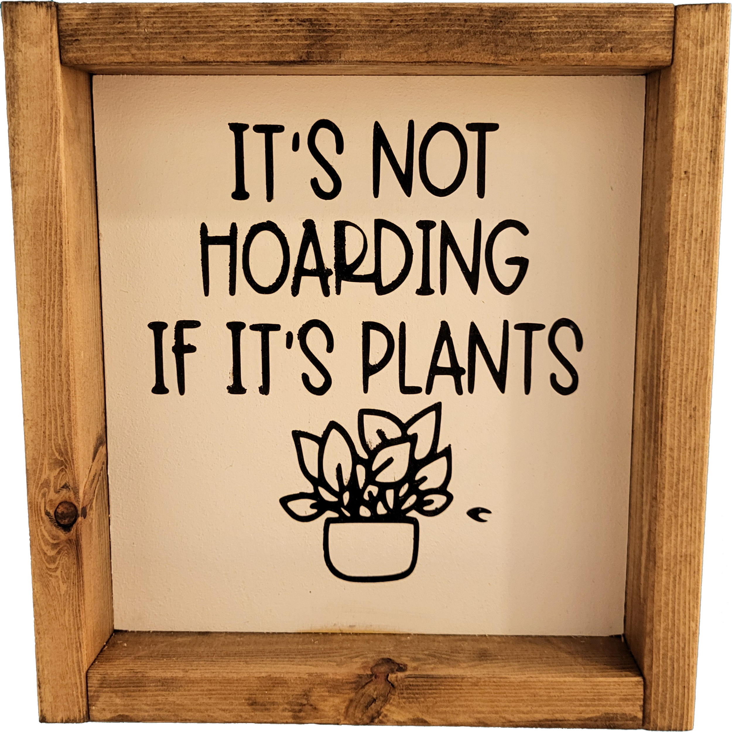 It's not hoarding