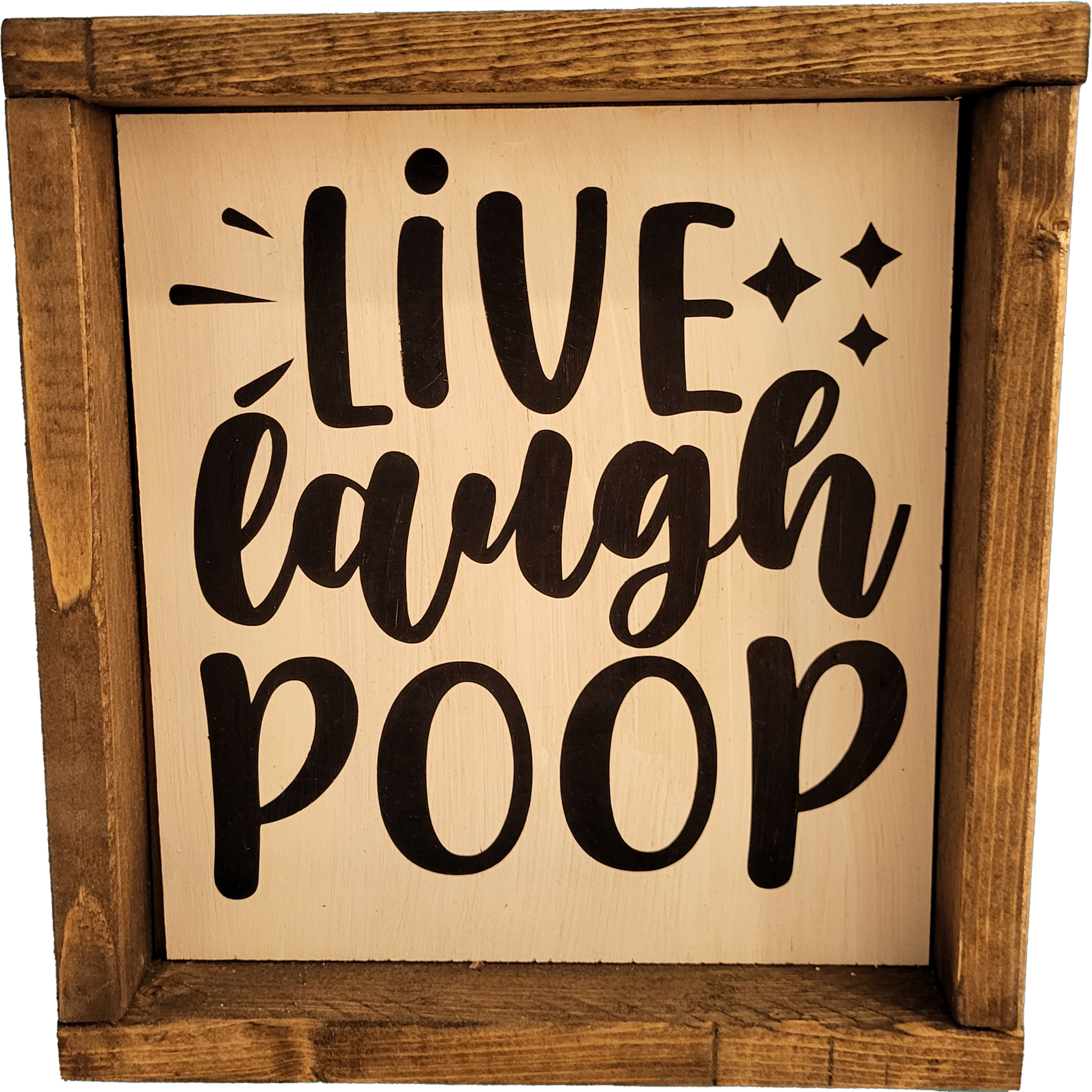 Live laugh poop