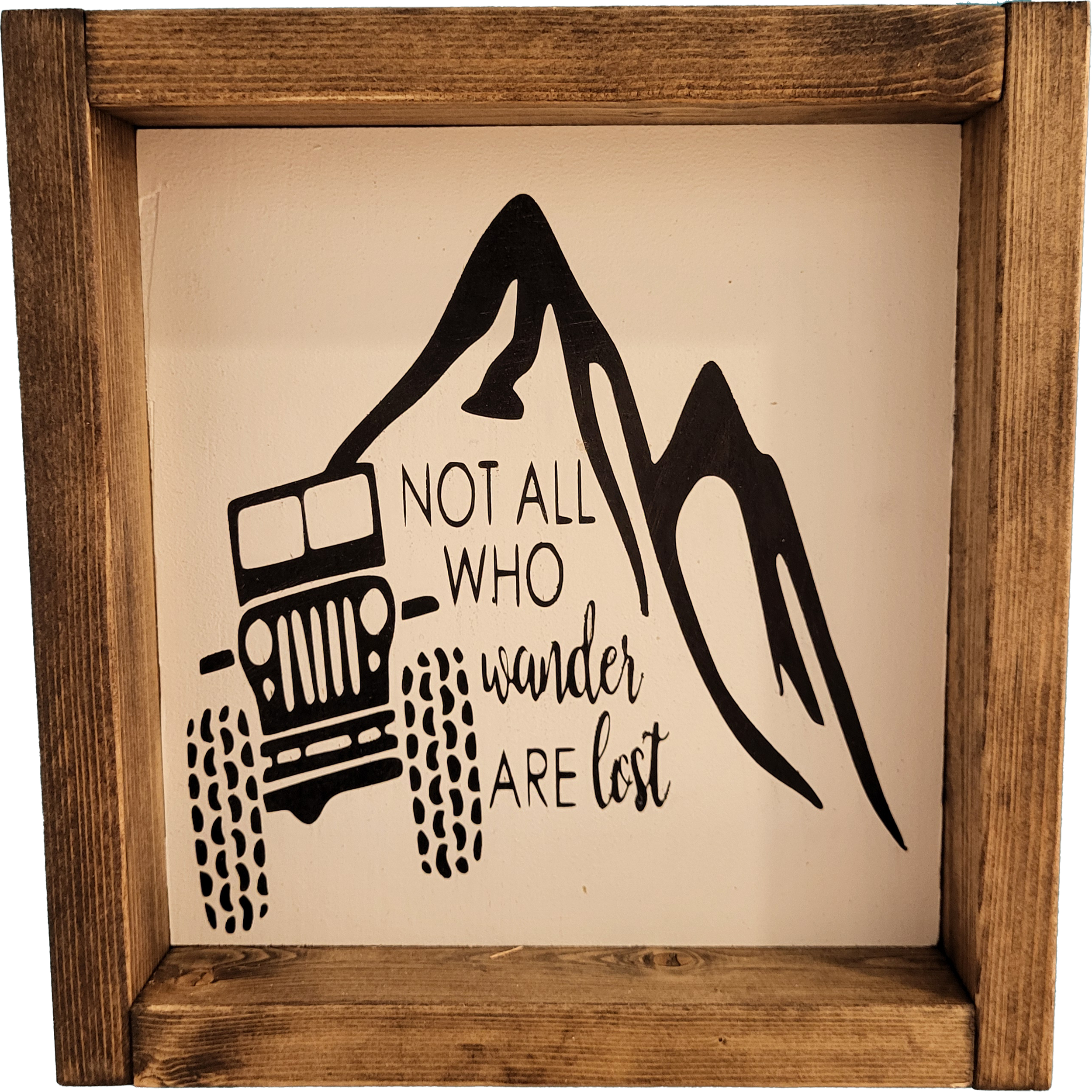 Not all who wander are lost