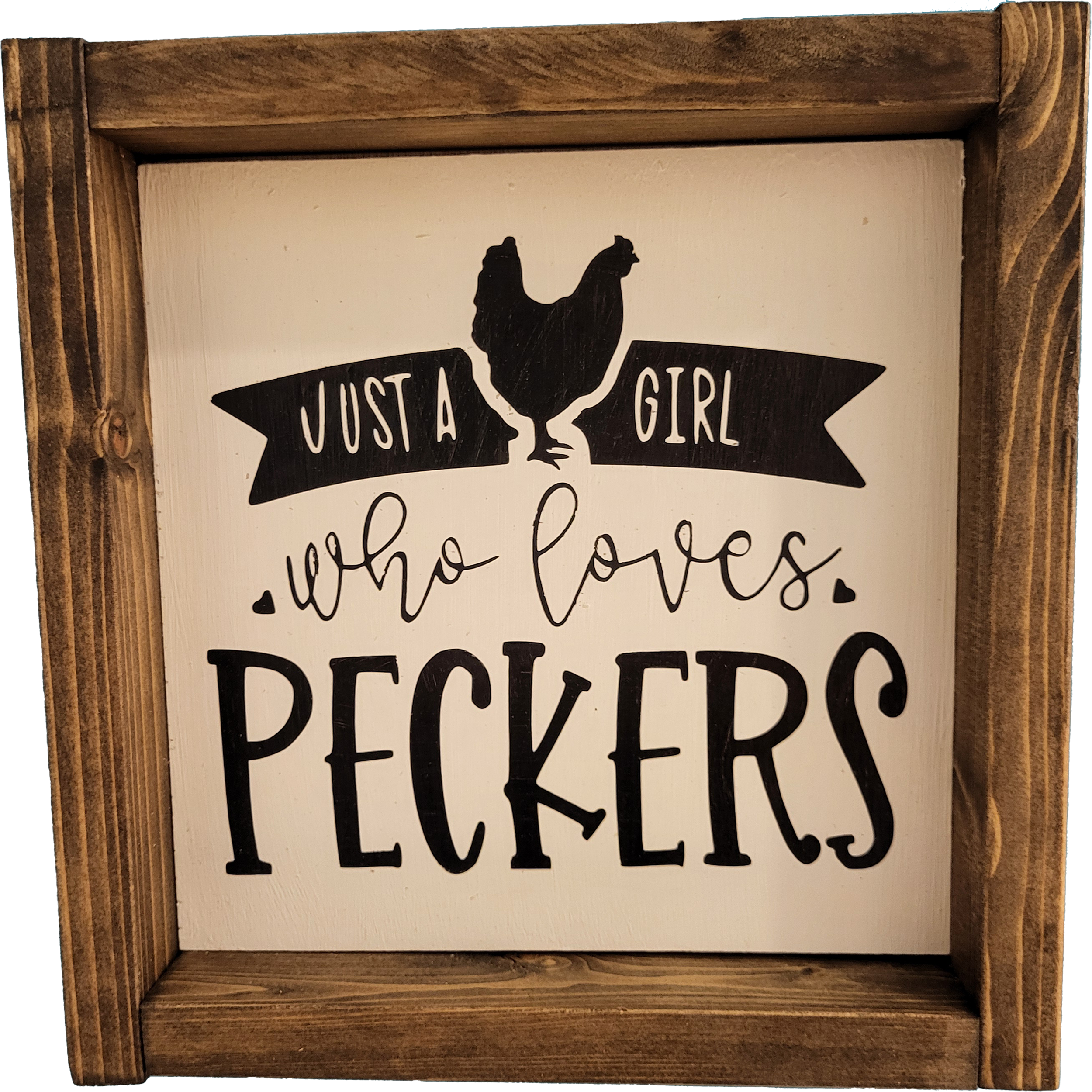 Justa girl who likes peckers