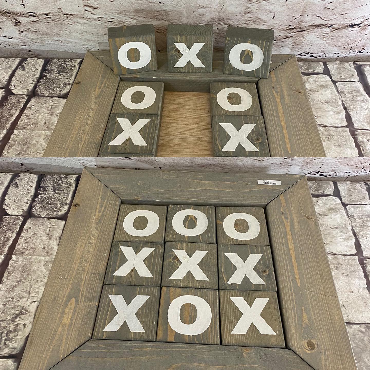 Tic Tac Toe Classic Grey